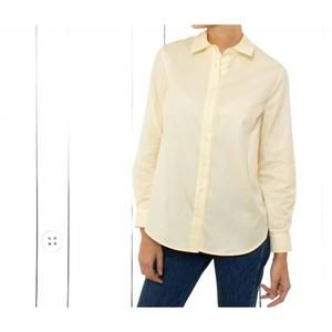 NEW THIRTEEN SEVEN risky business shirt in pale moon yellow
